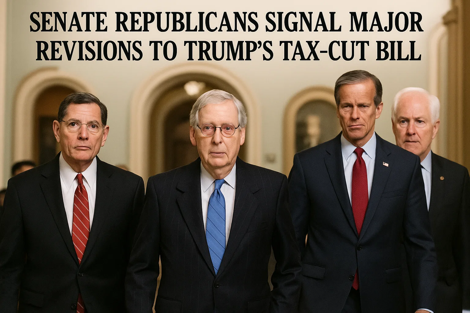 Senate Republicans Signal Major Revisions to Trump’s Tax-Cut Bill