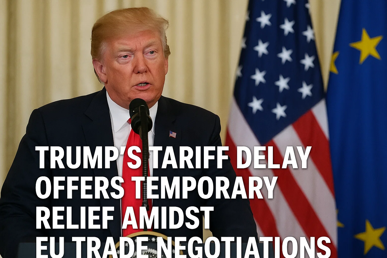 Trump’s Tariff Delay Offers Temporary Relief Amidst EU Trade Negotiations