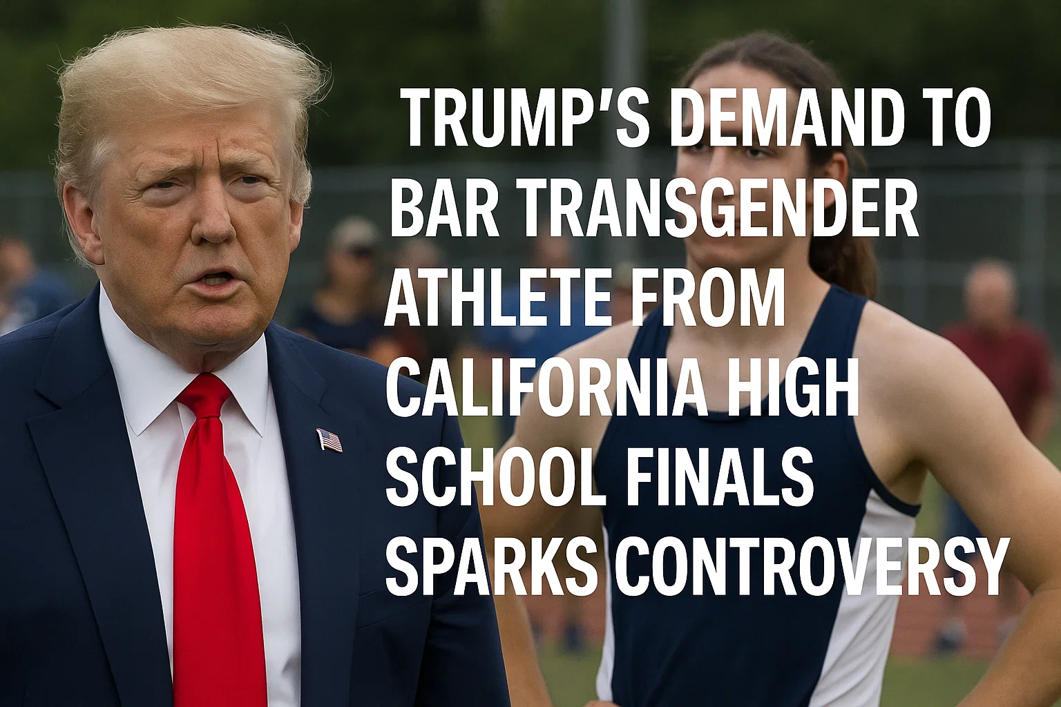 Trump’s Demand to Bar Transgender Athlete from California High School Finals Sparks Controversy